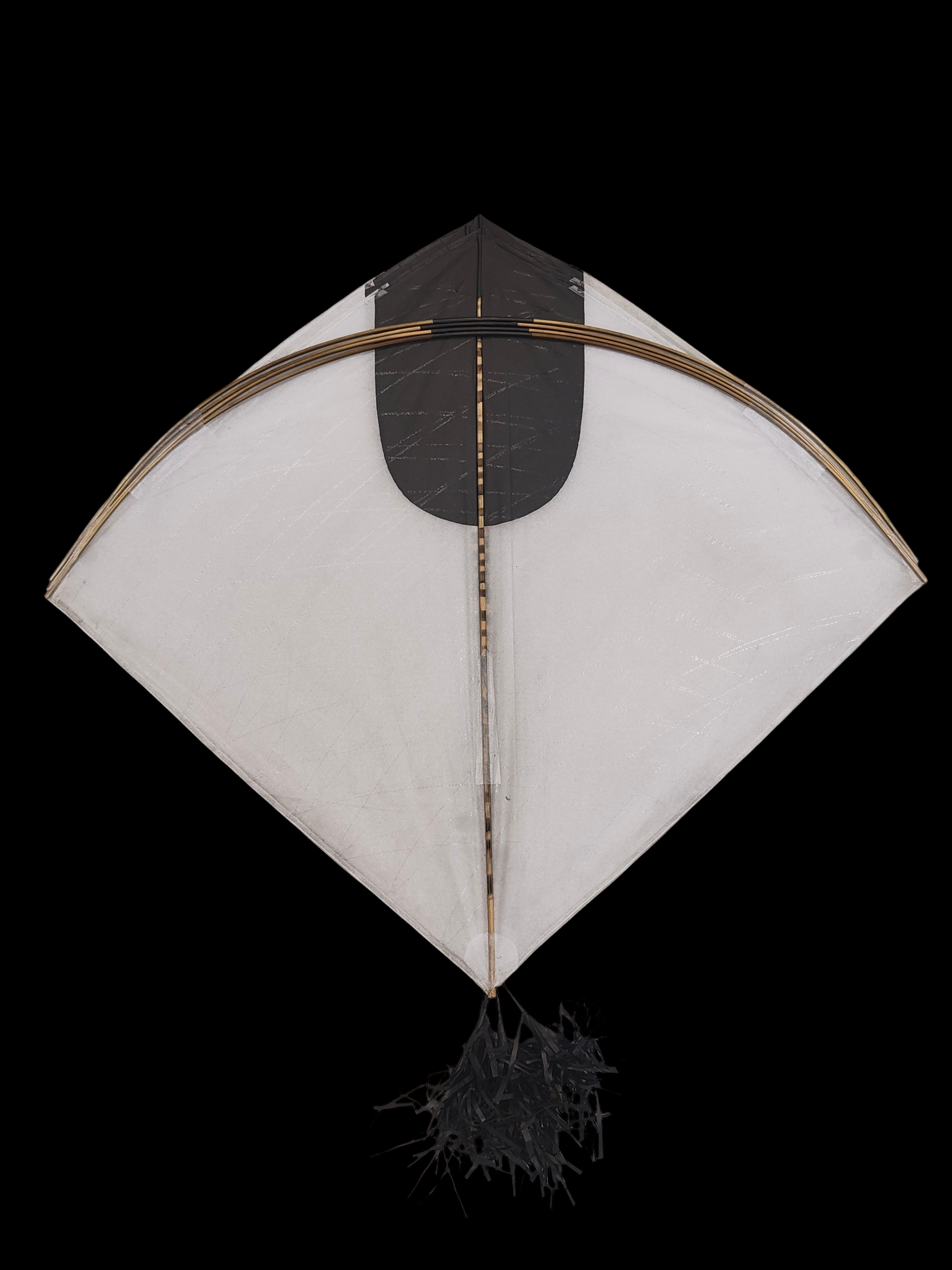 Premium White Designer Big Bana Tukal Kites 40 Pcs ( பன காடடி )