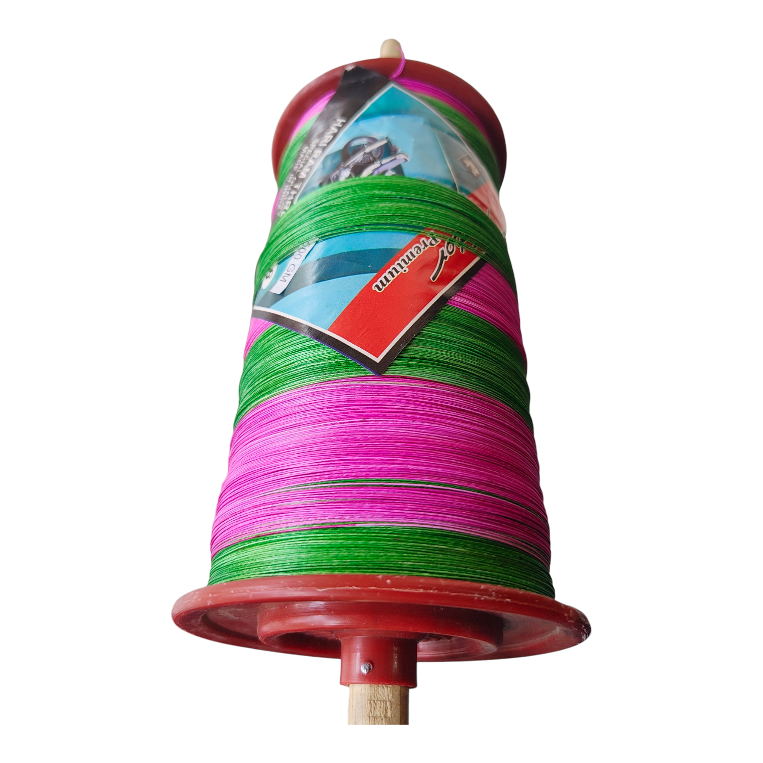 2 No. Green-Pink Shade Full Length 500 Gm World Most Famous Jumping High Grip Glaced Sadda