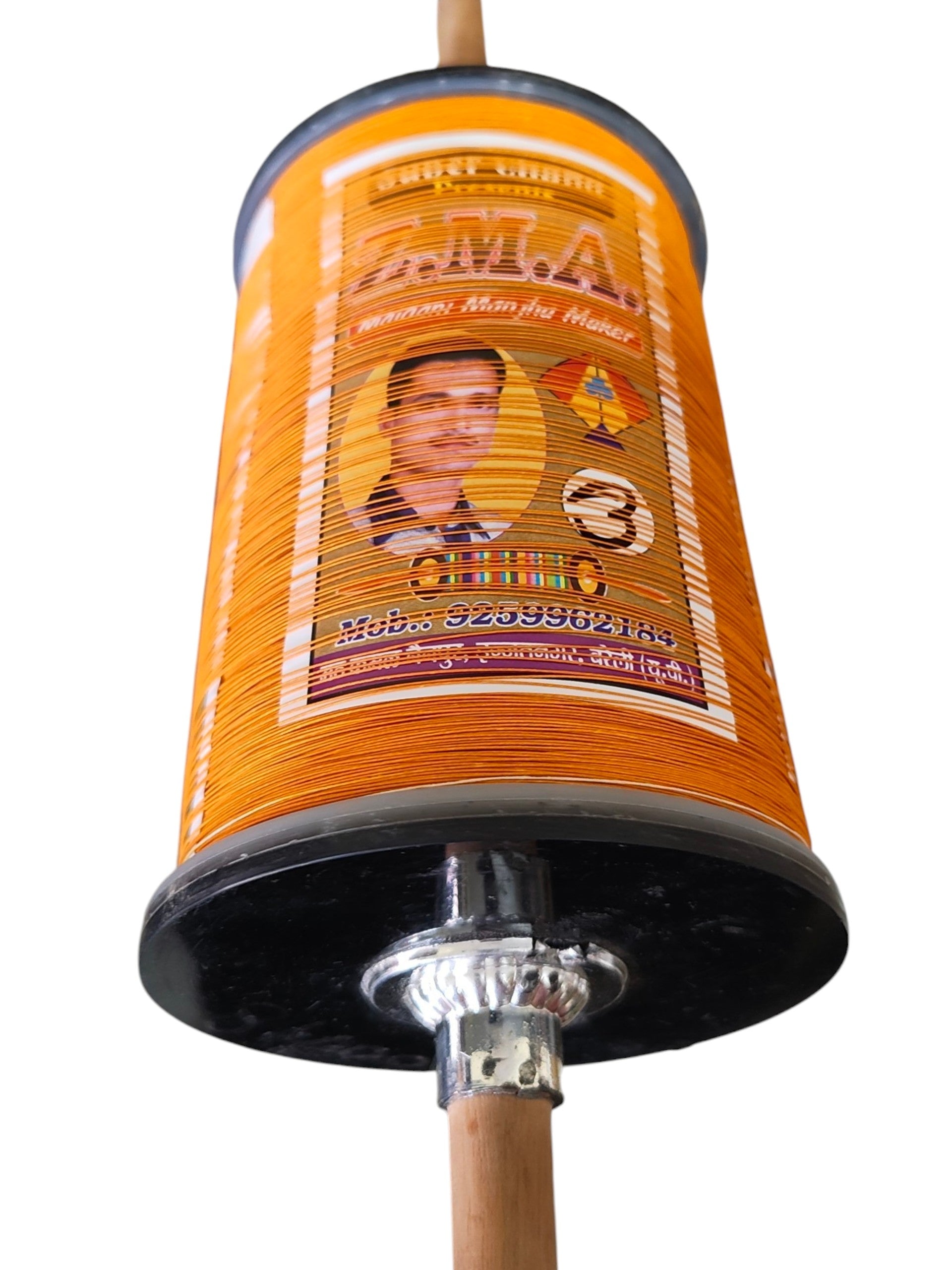 Export Quality ZMA from Super Chand  Orange Color 3 reel 6 cord 8400 Bareilly Special Manjha