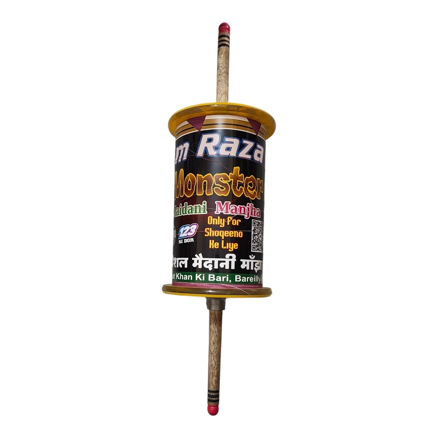 Kasim Raza Black Monster  6 Cord 8400 Manjha 6000 Yards