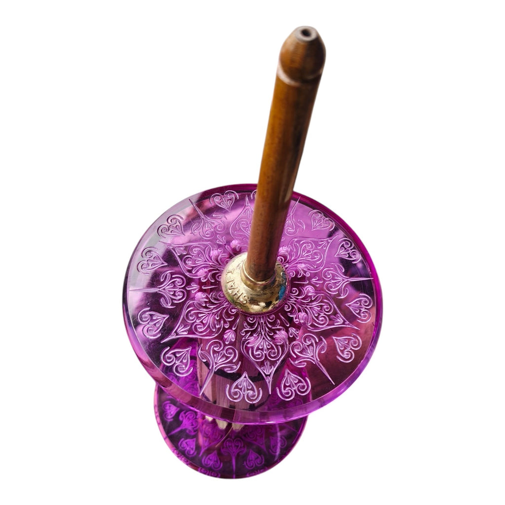 High in Demand 18 Reel 20mm Thickness Special Laser Design Wheels strong Charkhi Purple Color