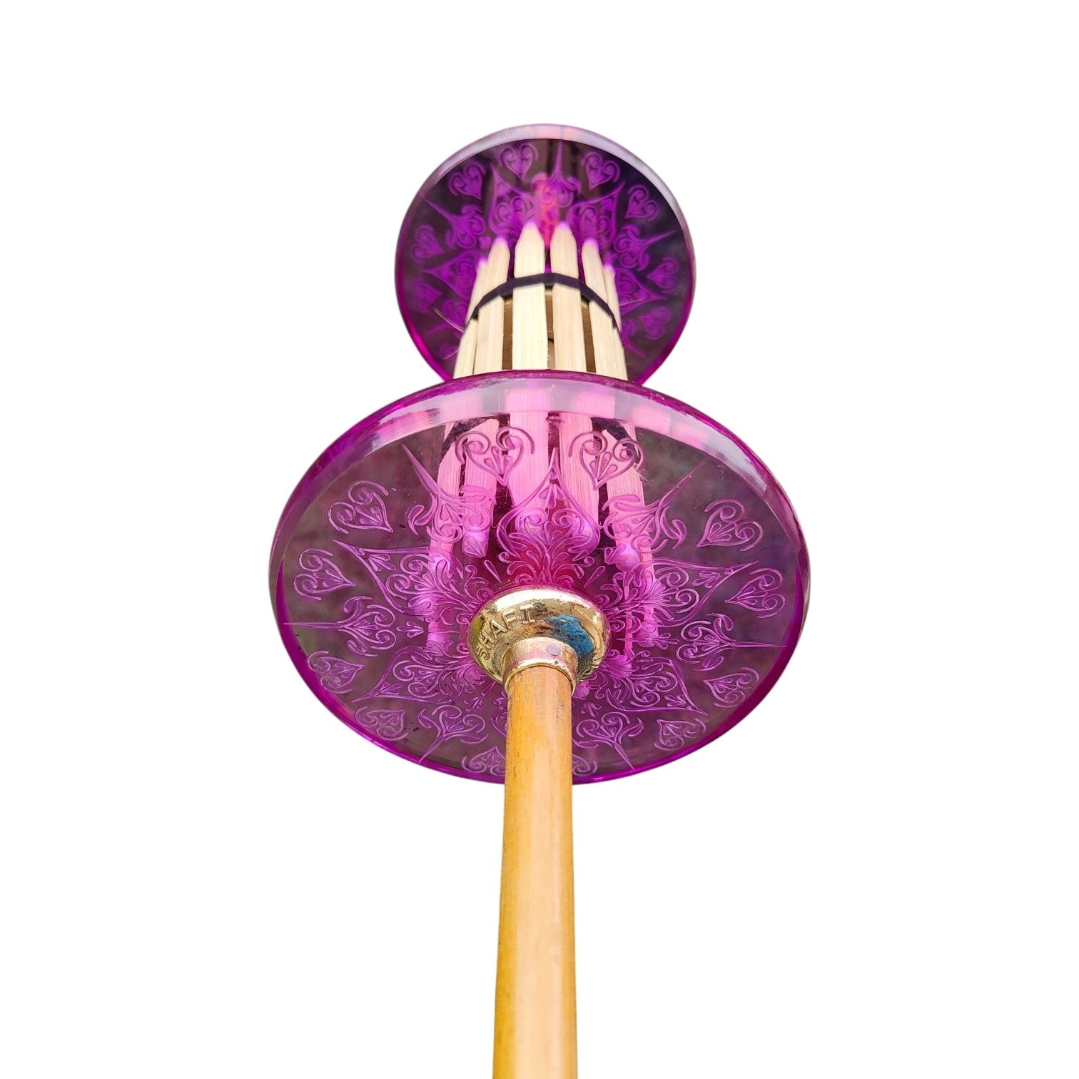 High in Demand 18 Reel 20mm Thickness Special Laser Design Wheels strong Charkhi Purple Color