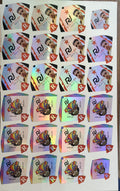 120 Big Kite Shape Stickers