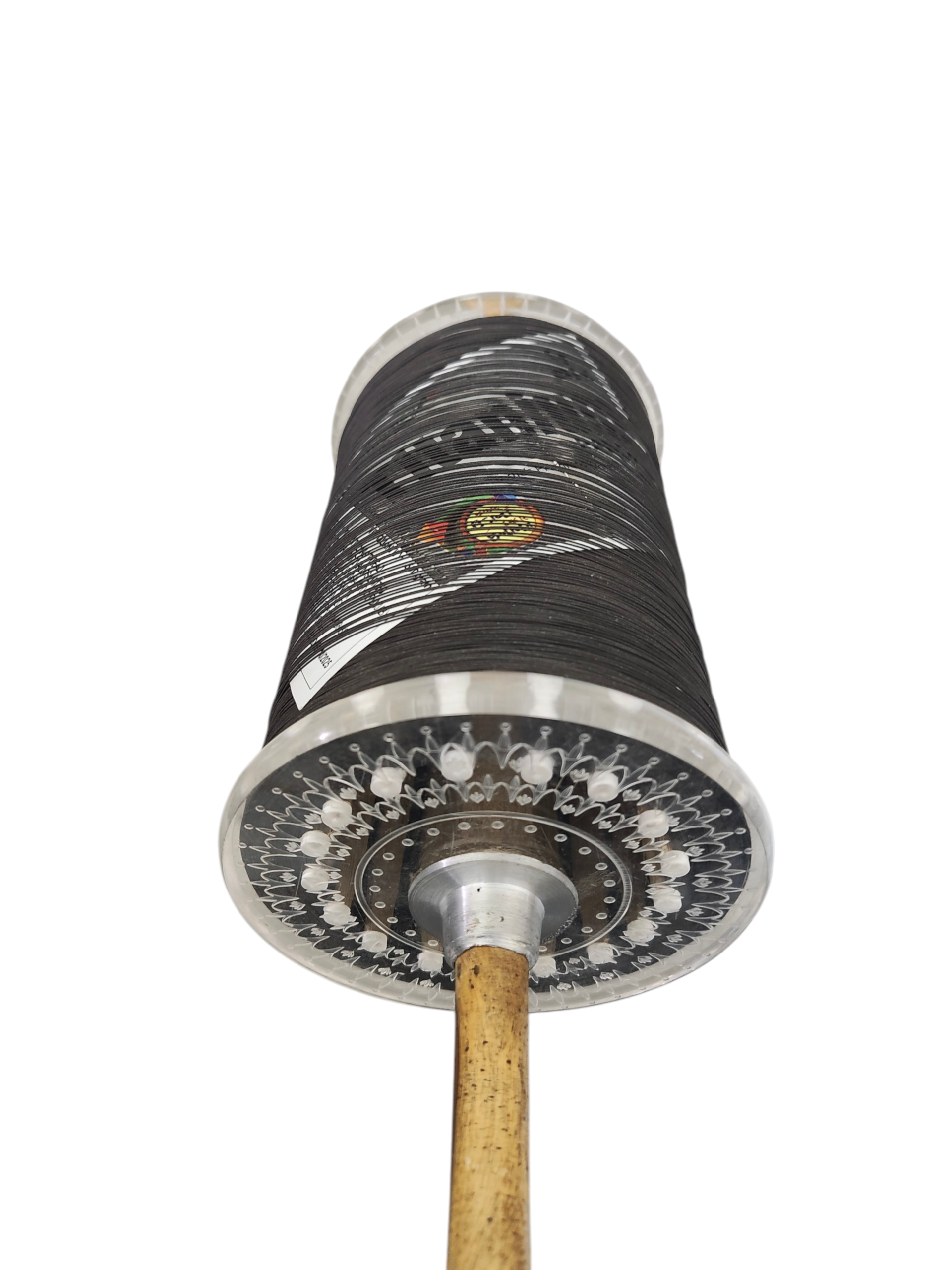 PREMIUM 9 CORD MANJHA ON TITANIUM PANDA 500 GRAM CONE ON SPECIAL DURABLE FANCY CHARKHI