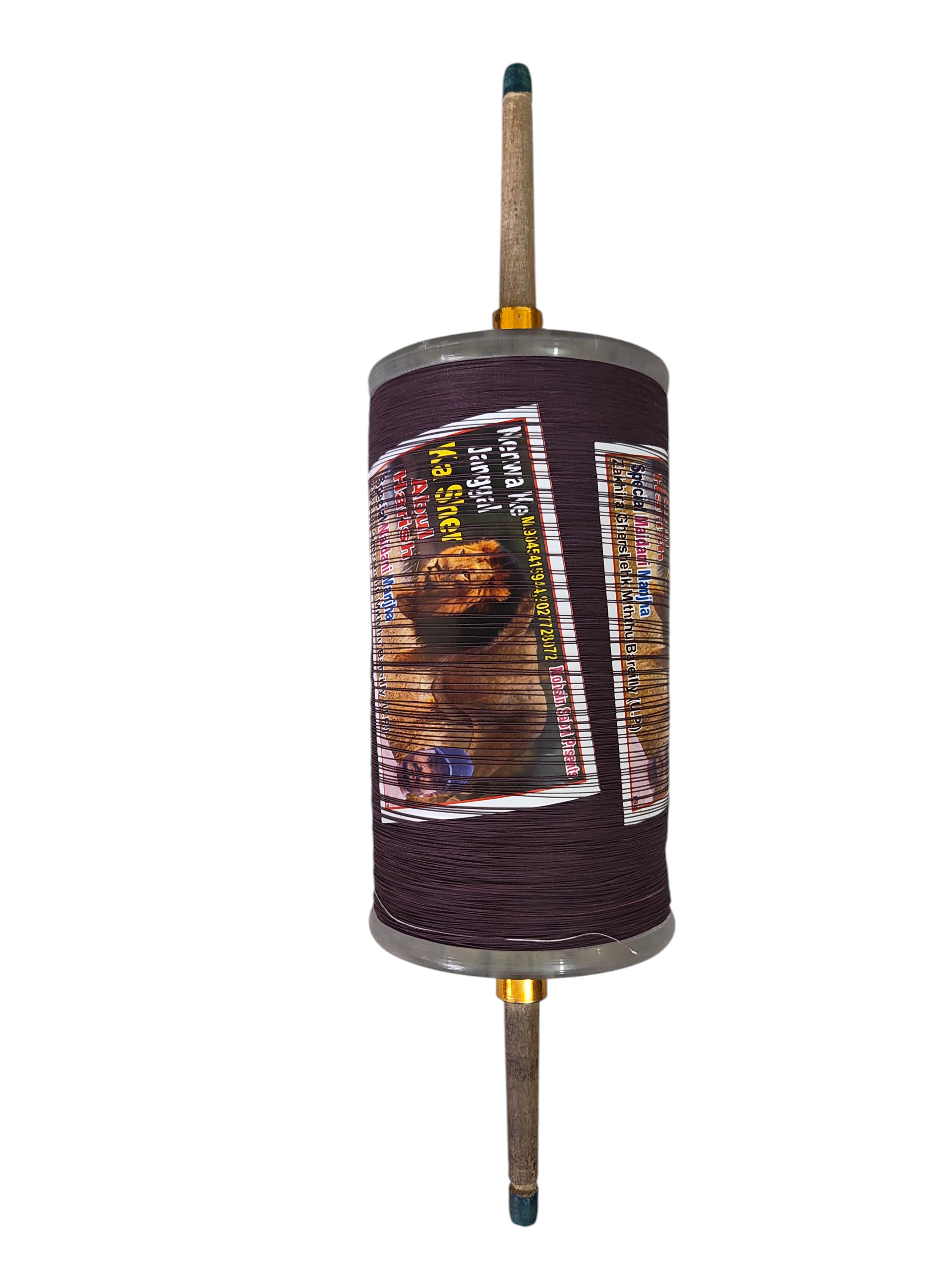JUNGLE KA SHER USTAD ABUL HARISH EXPORT QUALITY 6REEL 123 maidani 6 CORD MANJHA
