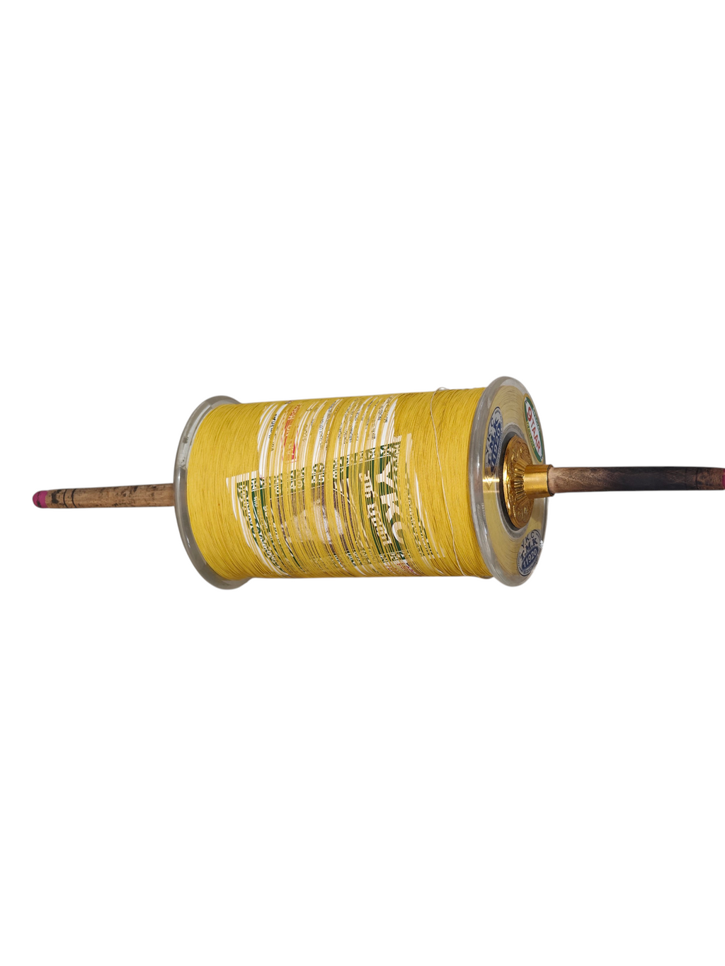 YKC 11920 PREMIUM MANJHA 9 TAAR 6000 VAR (Yards) YELLOW COLOUR