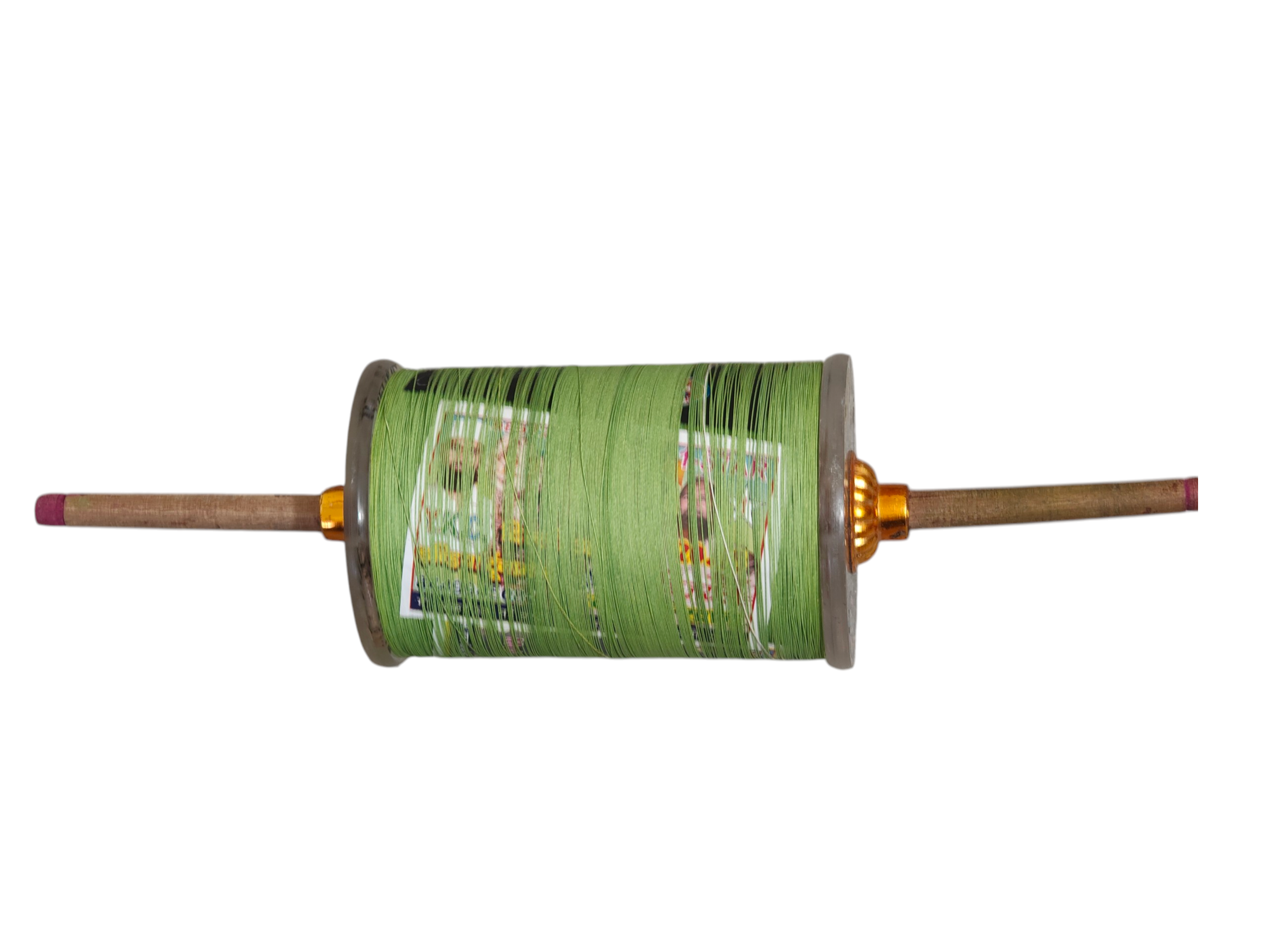 YKC11926 Manja 9 cord Panda 5 Tournament Quality 3 reel 3000 yards - GREEN COLOUR
