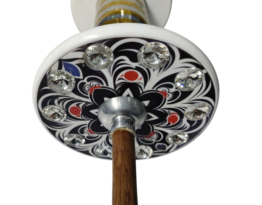 Exclusive Diamond Designer Empty Charkhi 12 reel