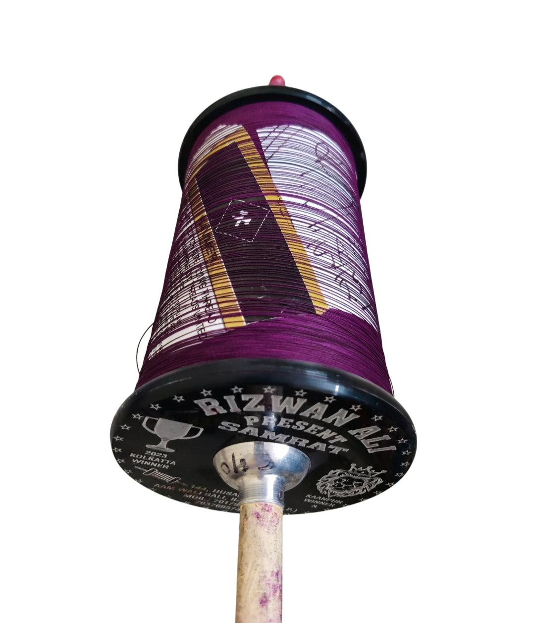 Dark Purple 6 reel 8400 Samrat Prepared by Maker Own Hand Rizwan Ali on special Order