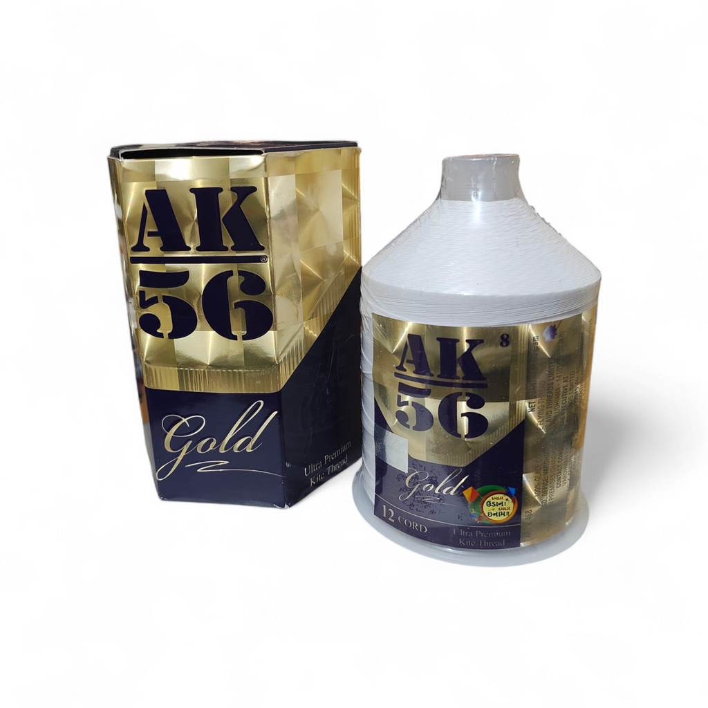 500 GRAM AK 56 GOLD KITE THERAD 12 CORD CONE