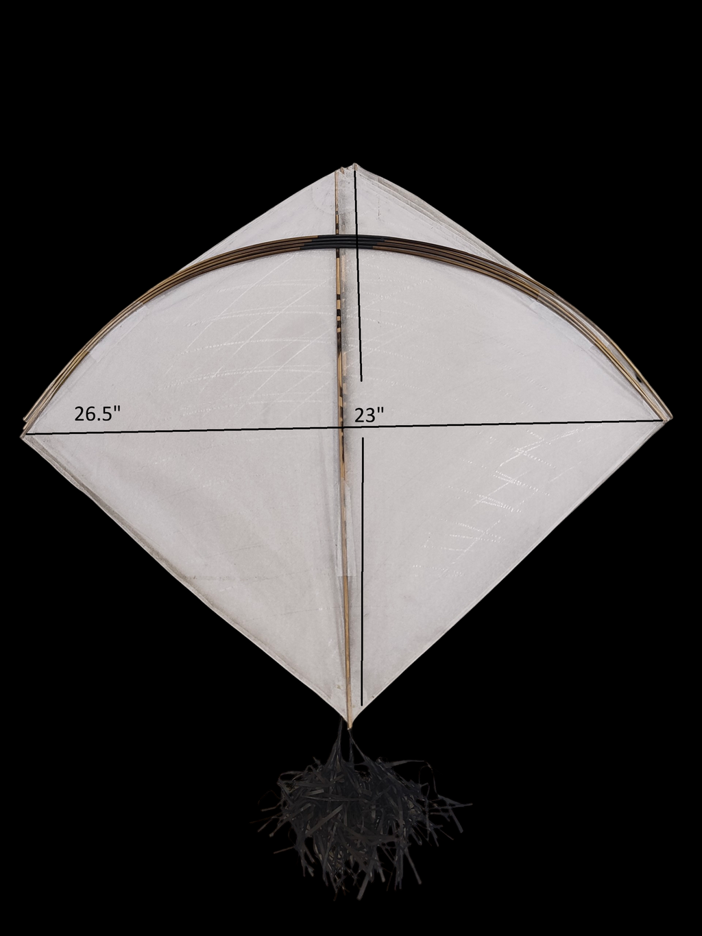 Premium White Big Bana Tukal Kites 40 Pcs ( பன காடடி )
