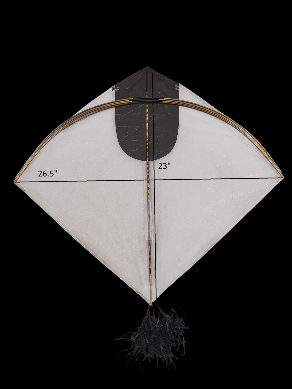 Premium White Designer Big Bana Tukal Kites 40 Pcs ( பன காடடி )