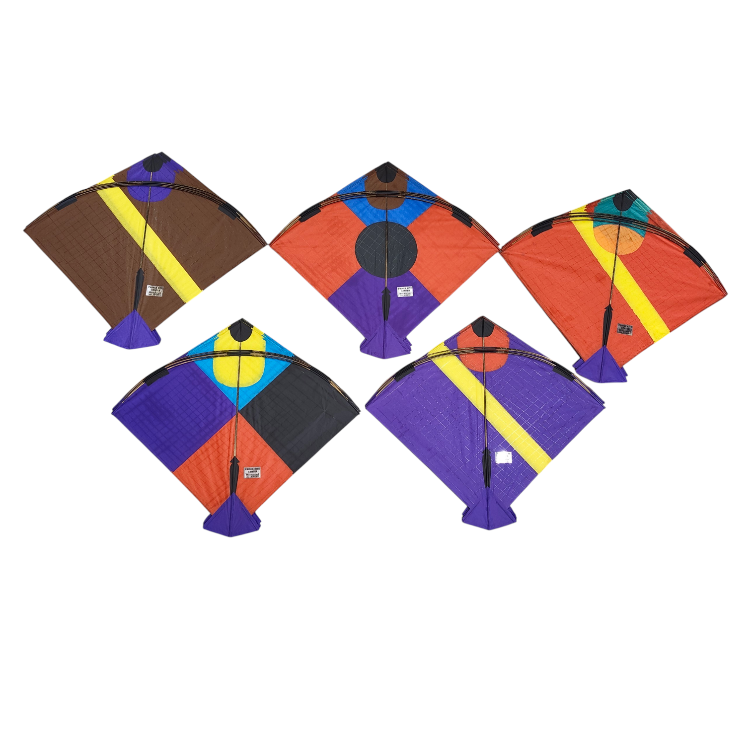 45 Pieces Color Full Moradabad Pauna Kites Height-23" Width-27"