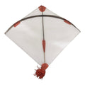 Export Quality Pure White Pauna Kites (23"x27") Triple Fancy Sticks Used 50 Pcs