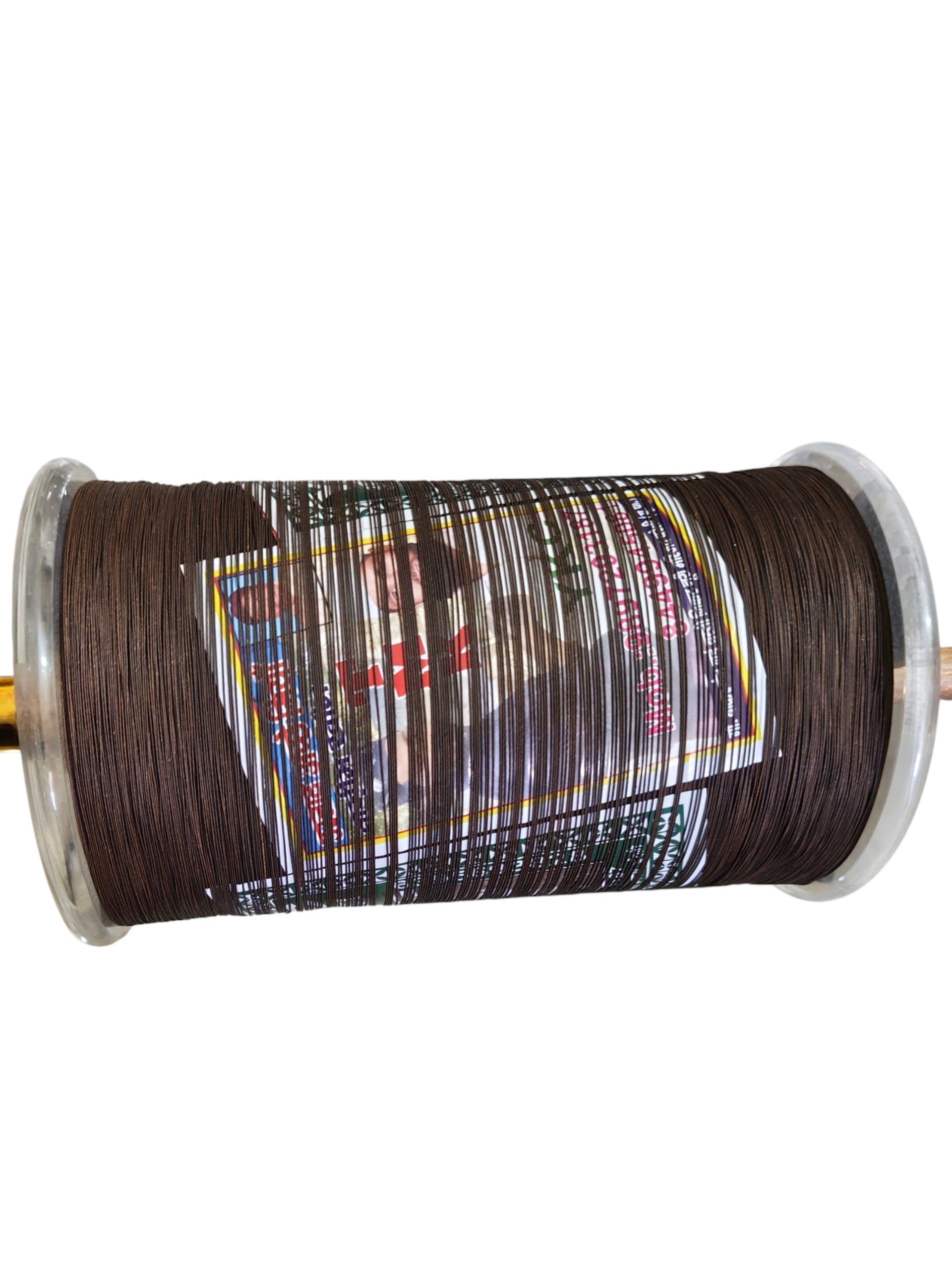 YKC 11920 PREMIUM MANJHA 9 TAAR 6000 VAR (Yards) CHOCOLATE BROWN COLOUR