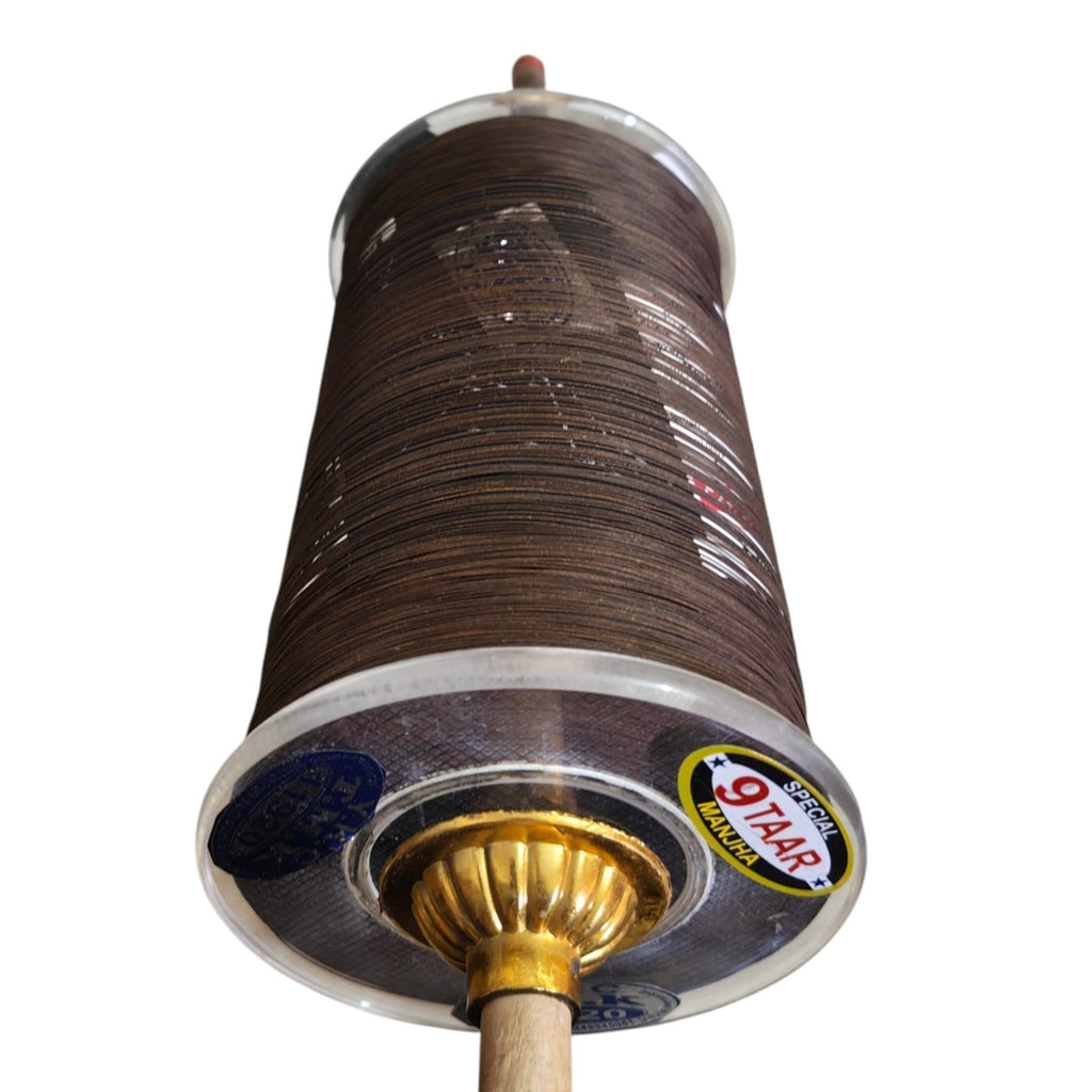 YKC 11920 PREMIUM MANJHA 9 TAAR 6000 VAR (Yards) CHOCOLATE BROWN COLOUR