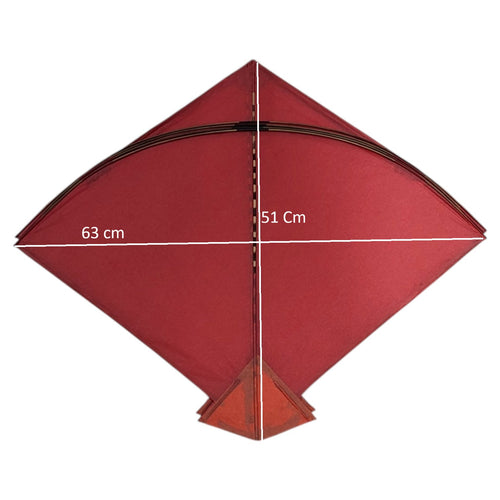 100 Pcs Big Farma Addi Multi Color Triveni Paper Fighter Kites (51x63 Cm)