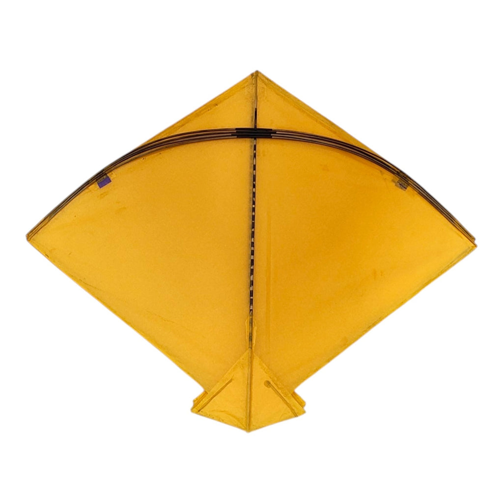 100 Pcs Big Farma Addi Multi Color Triveni Paper Fighter Kites (51x63 Cm)