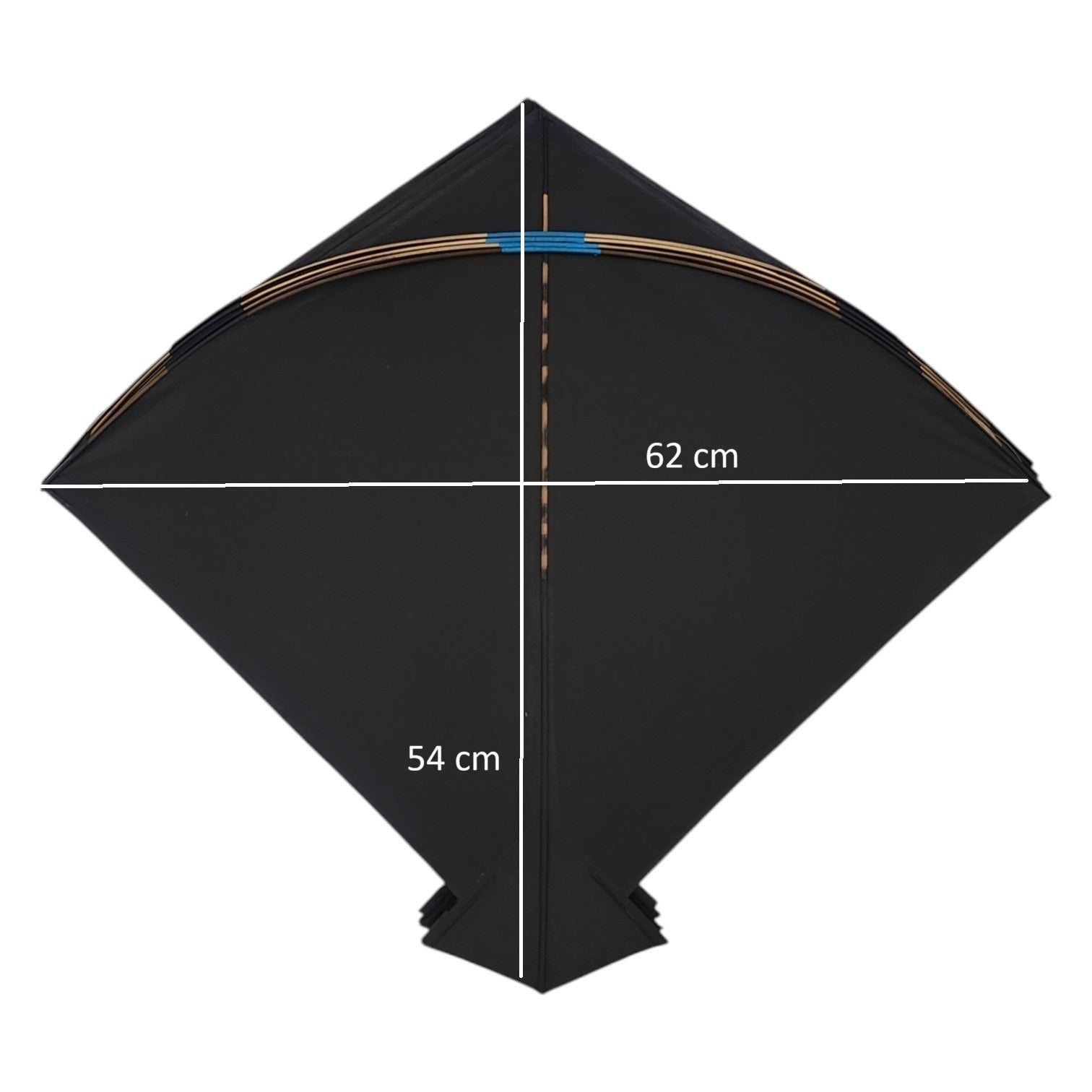 50 Pcs Full Black Color Top Class ABDUL WALI Kite Maker Moradabad King of Fighter Kites ( 54x62 cm)