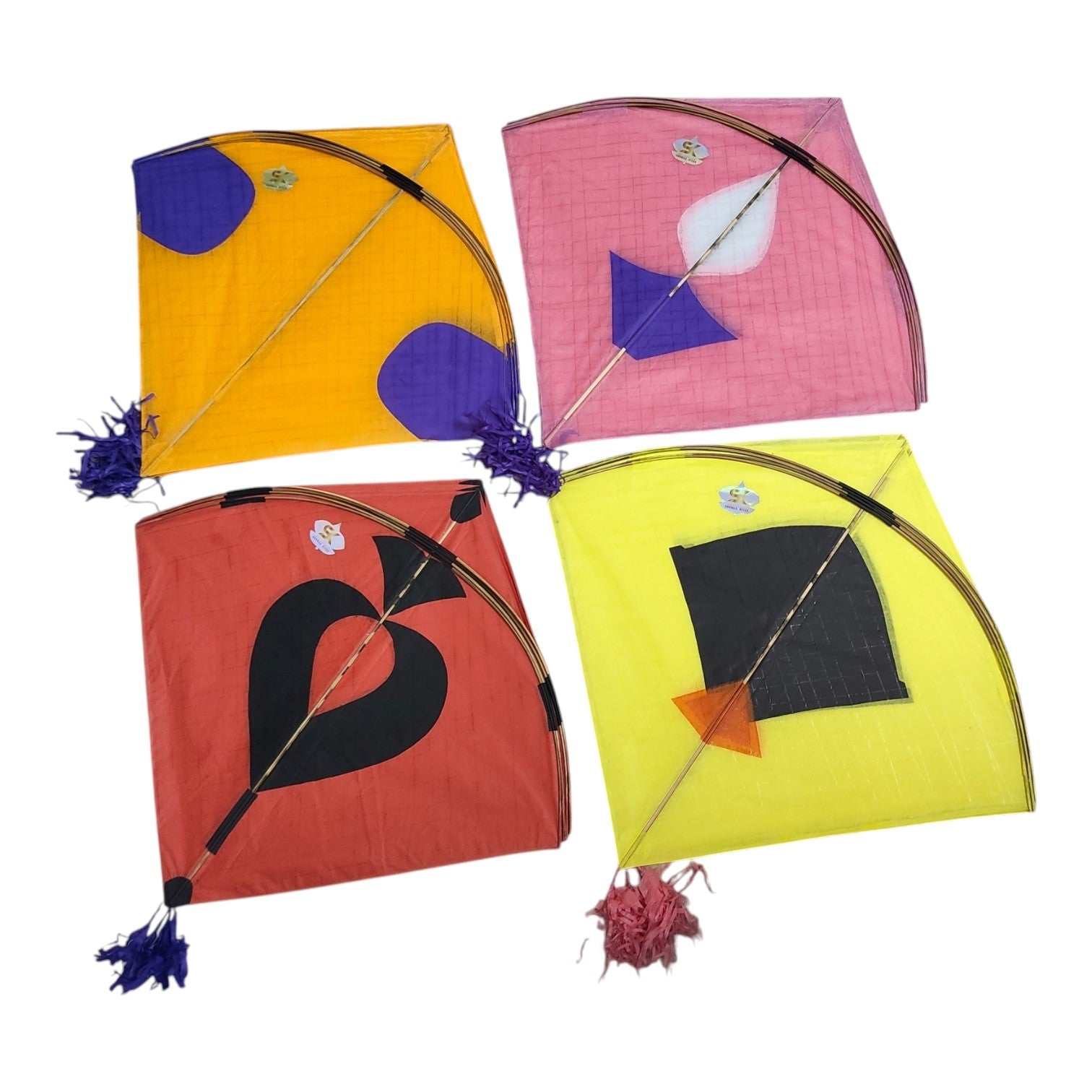 90 Pcs Beautiful Crafted Branded Tukkal Kites Triveni Paper 22 Design ( Free Bag Worth Rs 250/- ) (Copy)
