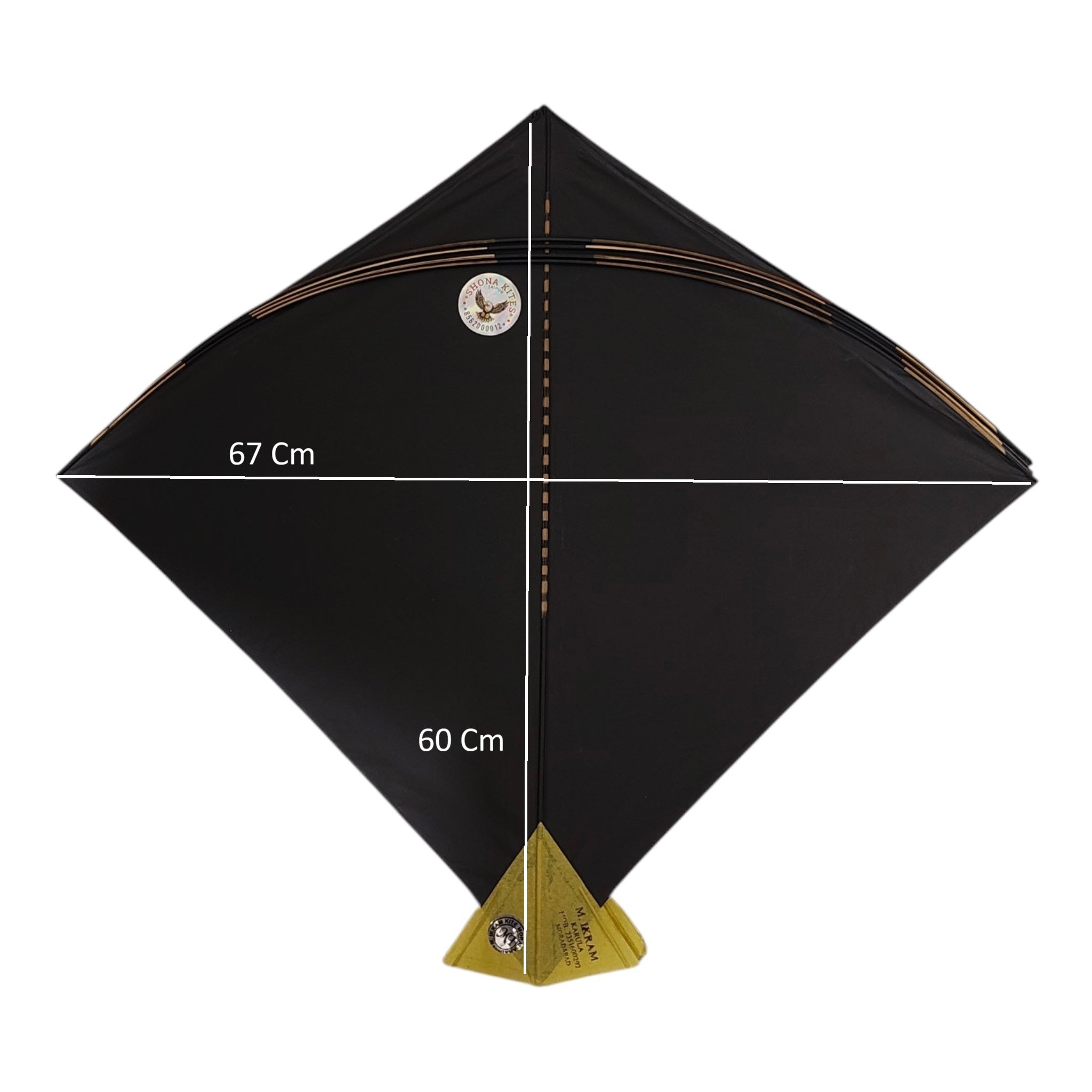 48 pieces M Ikram most demanding moradabad kawe fighter kites (60x67 Cm)