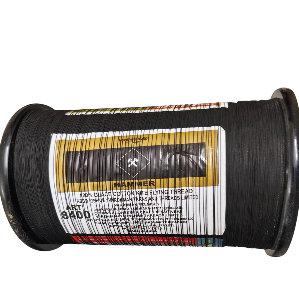 Black Color NRK  Khunkhar Panther 6 reel 8400 Manjha