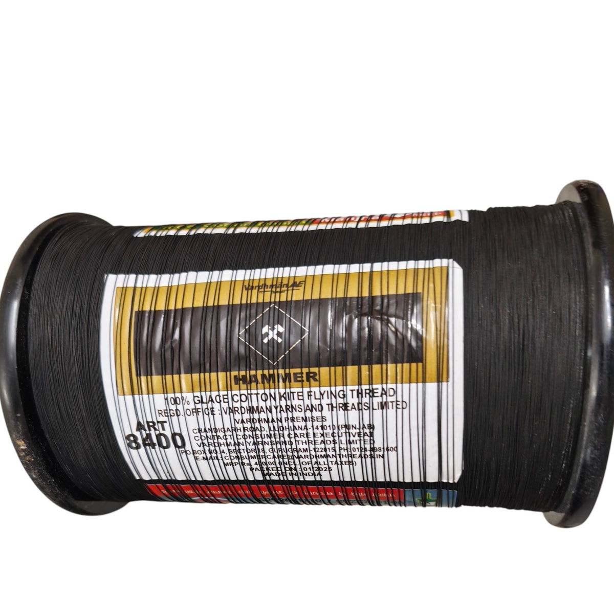 Black Color NRK  Khunkhar Panther 6 reel 8400 Manjha
