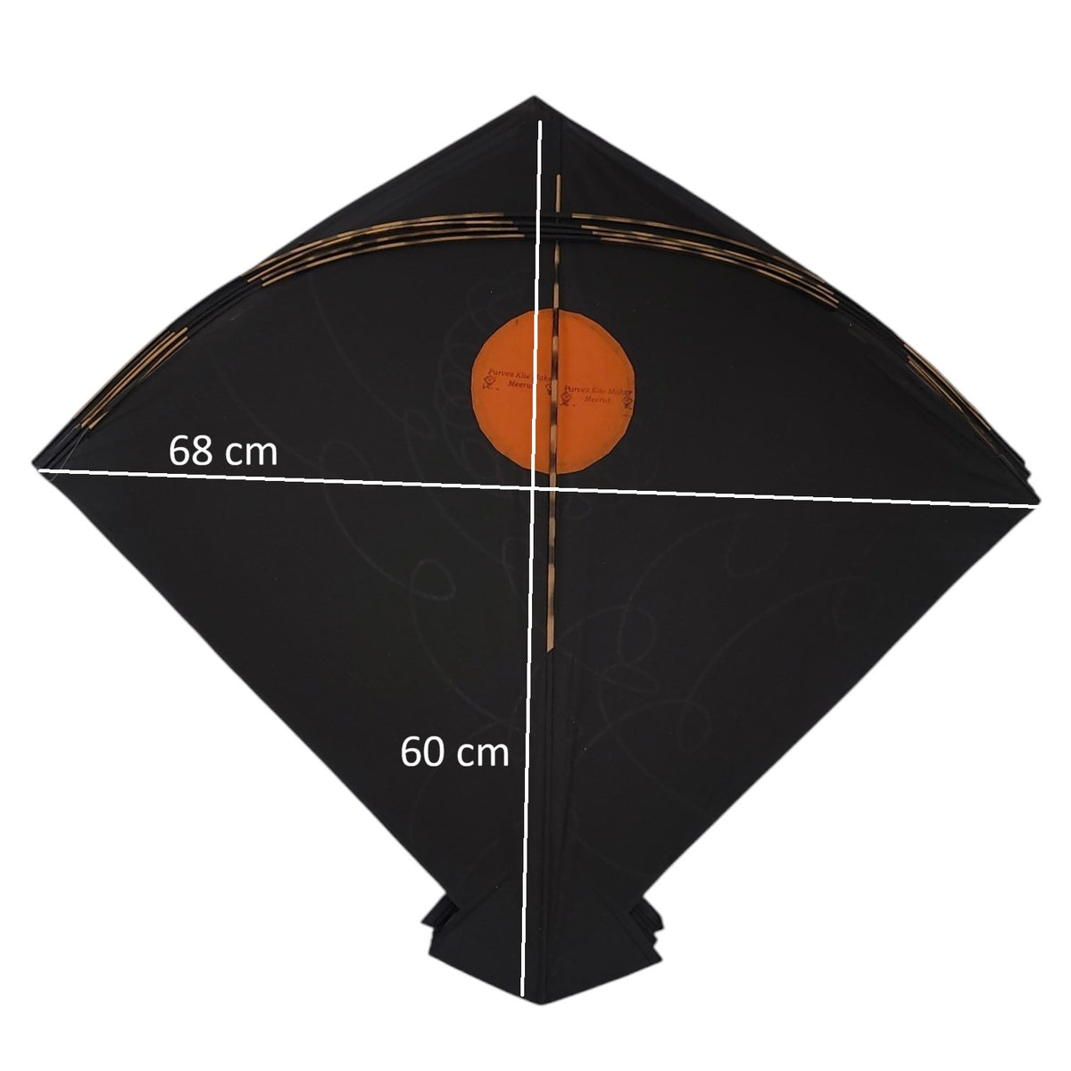 World Famous Designer Parvez Meerut 15 Pauna Fighter Kites ( 60 x 68 cm )