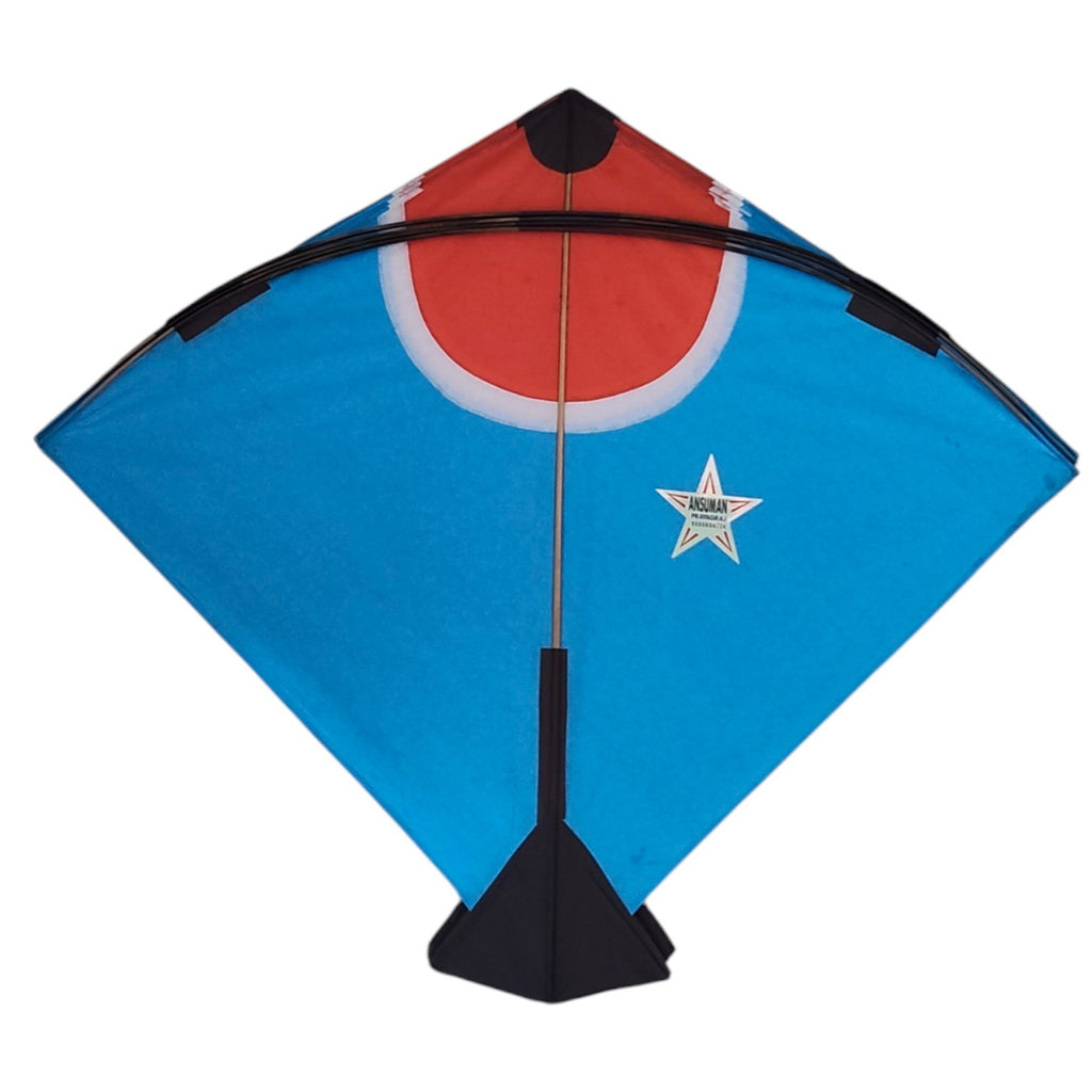 58 pieces Double glass unique designer colourful fighter kites ( 58 x 68 cm)