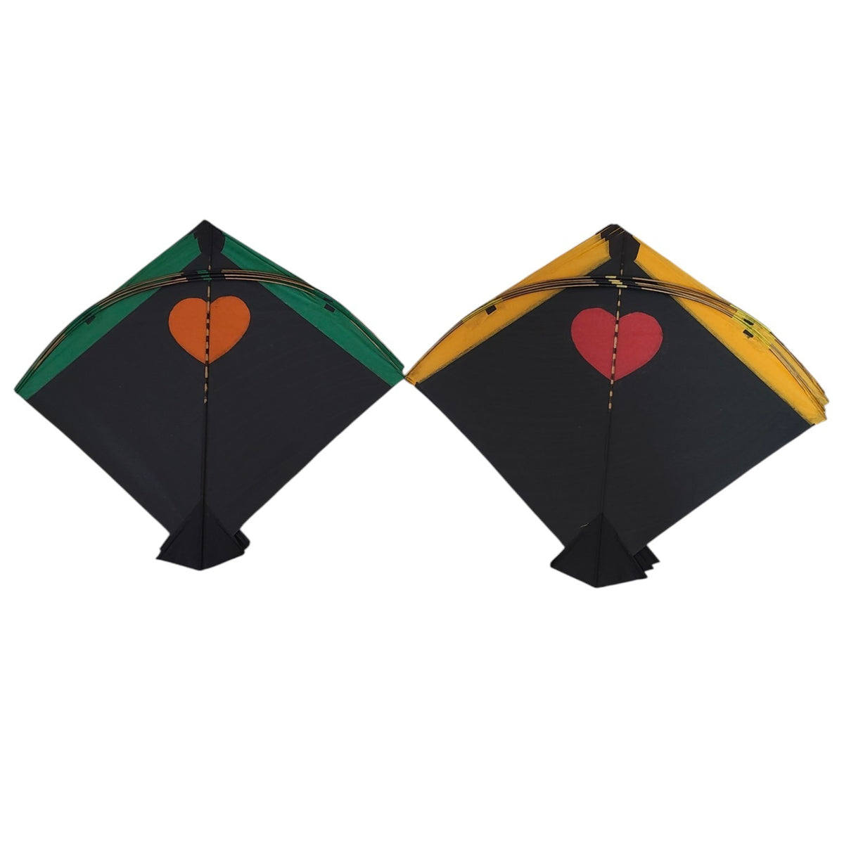 63 pcs Heart + Mandar designer adda with Ghutai special kite crafting for you 55x62 cm