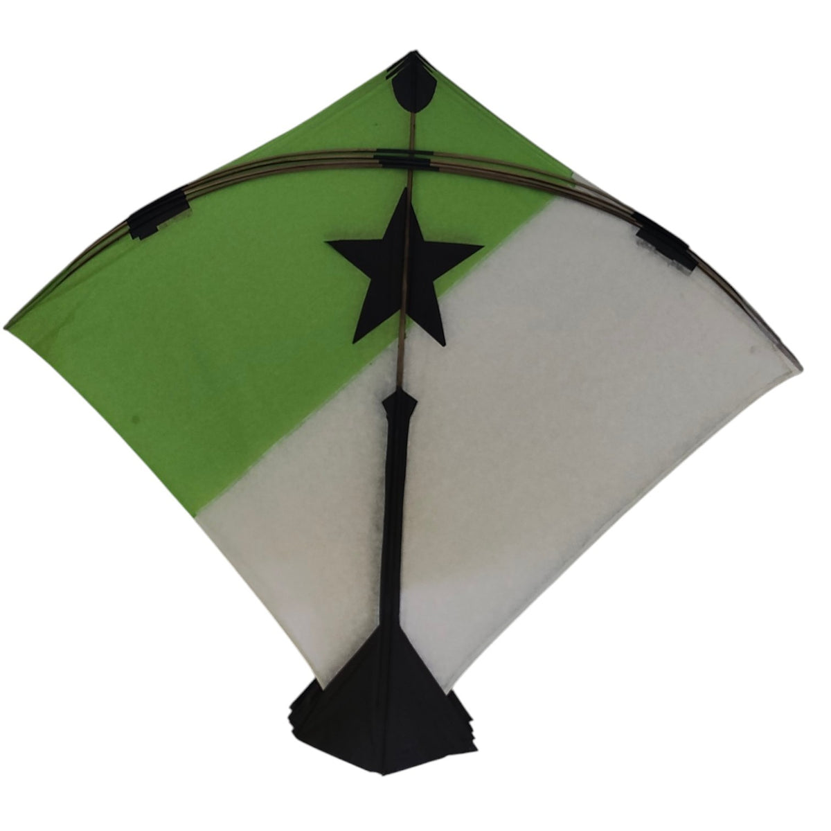 50 Pcs Black Star Neon Kites cheel kath farma fast moving fighter kites 61x66 cm