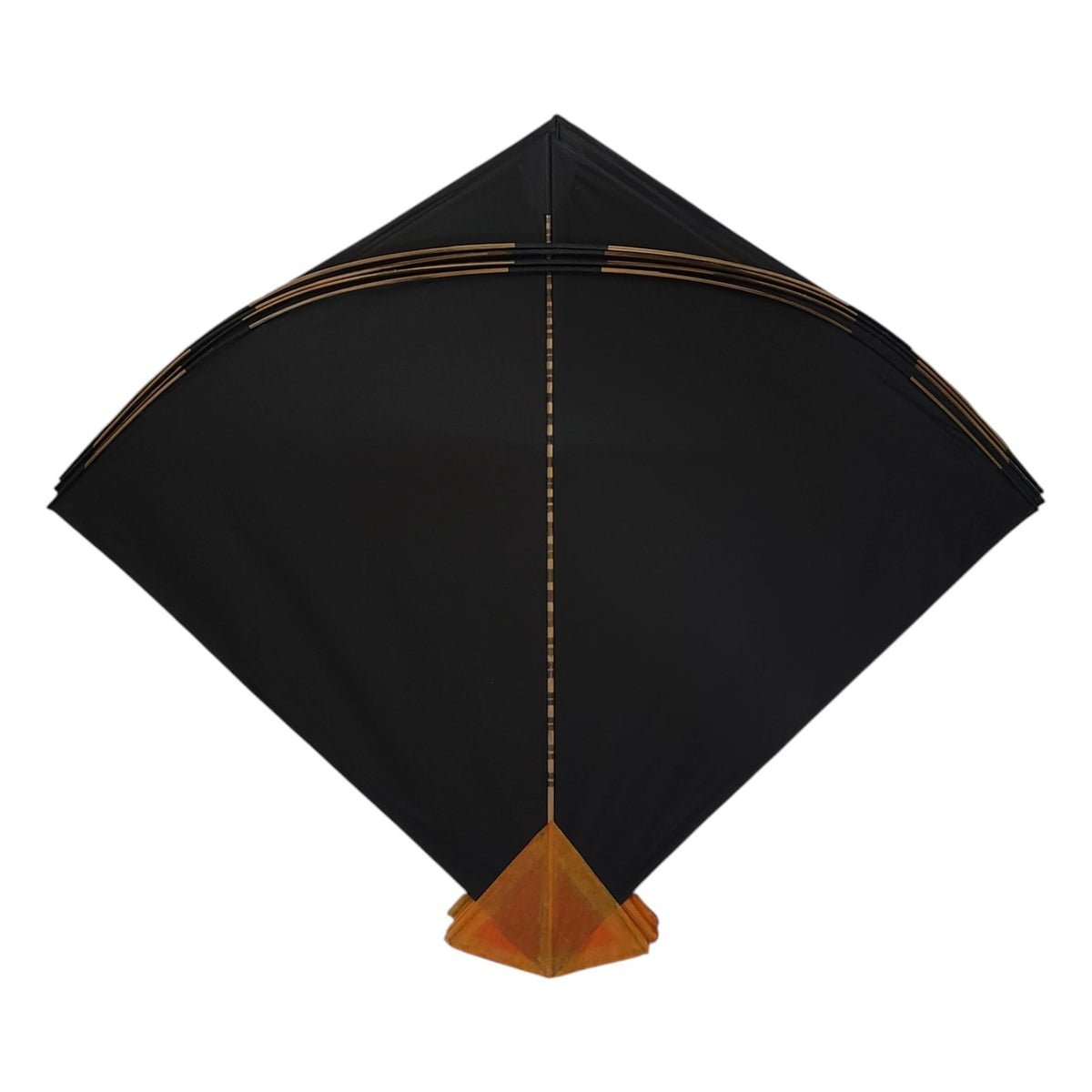 30 Premium Black Plain Pauna Kites Ready to Use ( 60 x 68 cm)