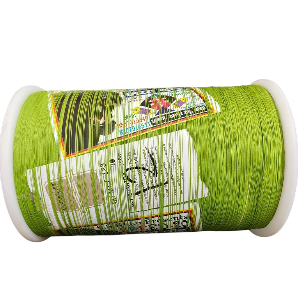 12 reel speed 20 neon color parrot green 123 special manjha Last piece
