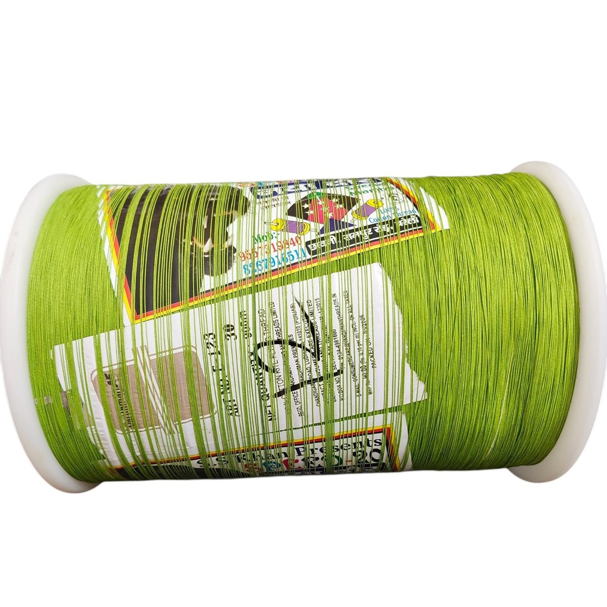 12 reel speed 20 neon color parrot green 123 special manjha Last piece