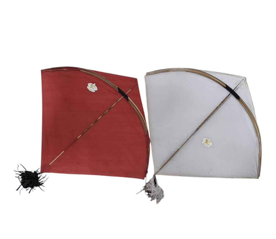 90 Pcs Beautiful Crafted Branded Tukkal Kites Triveni Paper ( Free Bag Worth Rs 250/- )
