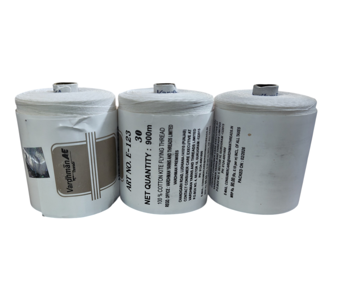 123 raw thread 15 cone  900 meter each cone