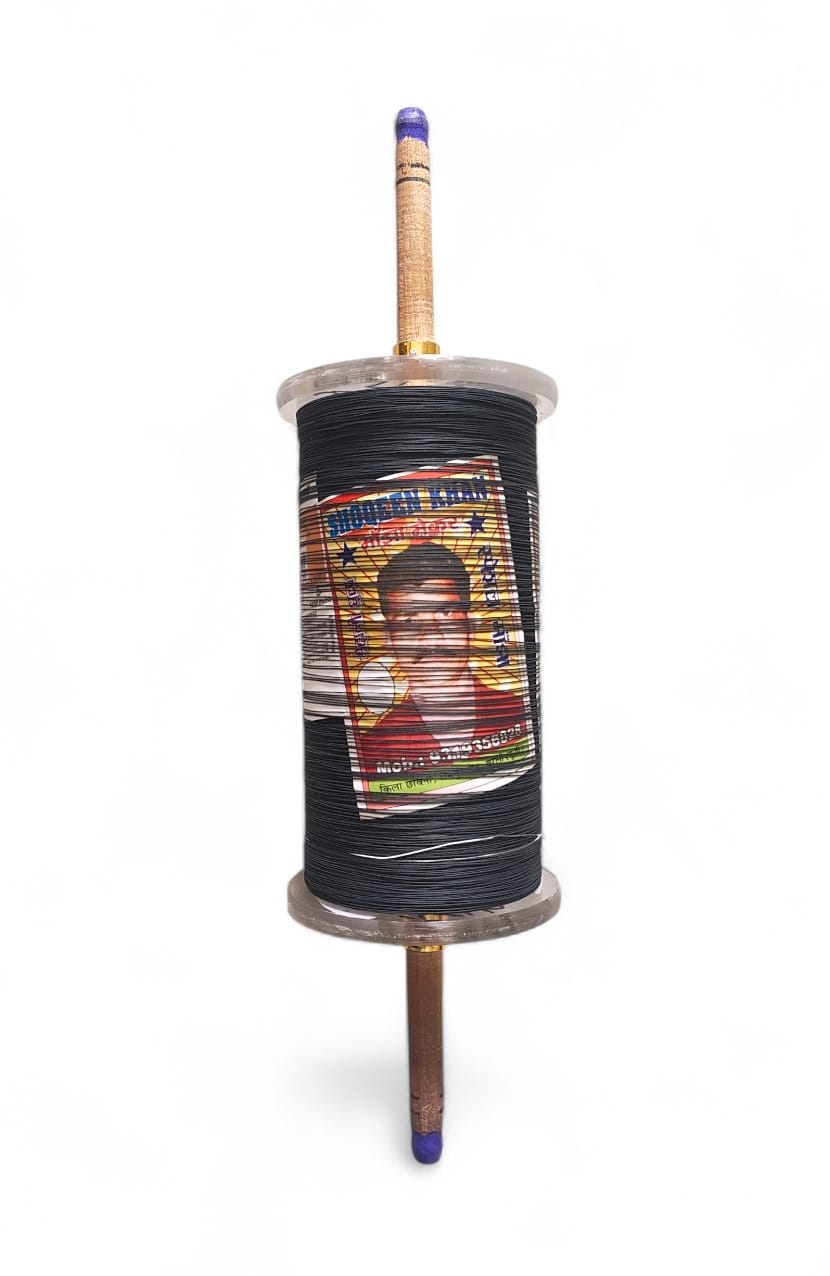 SHAUKEEN BHAI KA TEHLKA/kala haans MANJHA 9CORD 3000 VAR 3REEL EXTREME SHARP